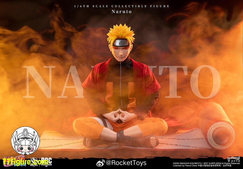 【予約商品】Rocket Toys 1/6 公式公認 『NARUTO -ナルト-』うずまき ナルト 仙人モード &  オプションパーツセット 塗装済み可動フィギュア