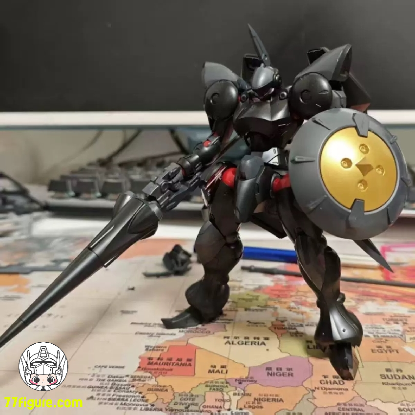 【予約商品】酋長大陸 1/144 超動騎兵 アクタイン 黒いVer. プラモデル