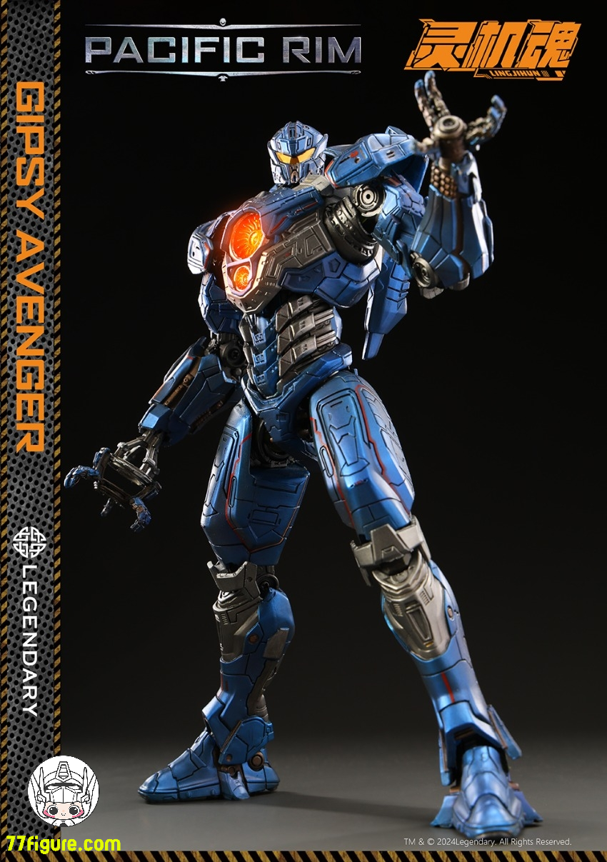 【灵机魂】新品 正規品 ジプシー・デンジャー パシフィック・リム フィギュア 霊機魂 パシフィック・リム ジプシー・アベンジャー塗装済み可動