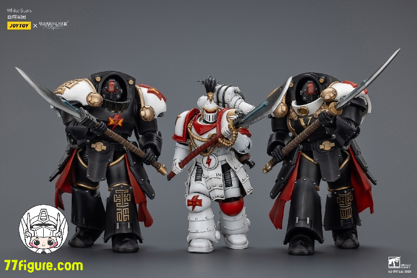 【予約商品】ジョイトイ JoyToy Source 1/18 『ウォーハンマー ホルスの異端』ホワイト スカーズ 三体セット 塗装済み可動フィギュア