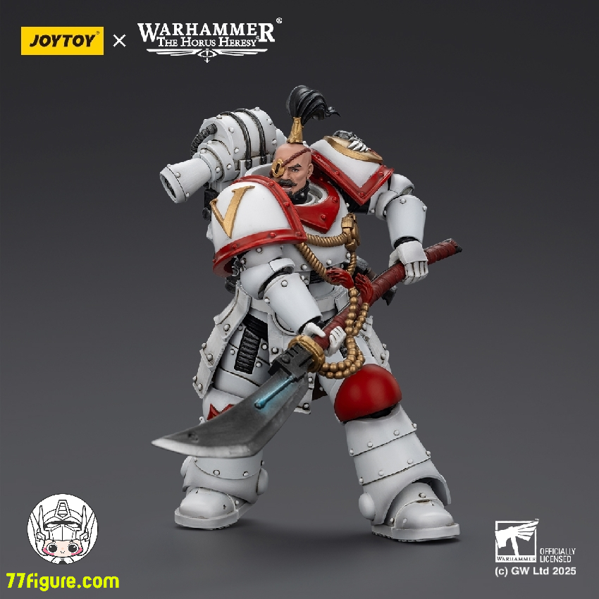 【品切れ】ジョイトイ JoyToy Source 1/18 『ウォーハンマー ホルスの異端』ホワイト スカーズ レギオン プラエトル 塗装済み可動フィギュア