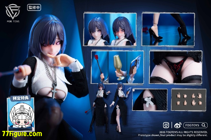 【予約商品】Fog Toys 1/12 YU-01B シスター・レイラ ＆ アクセサリーパック セット 塗装済み可動フィギュア