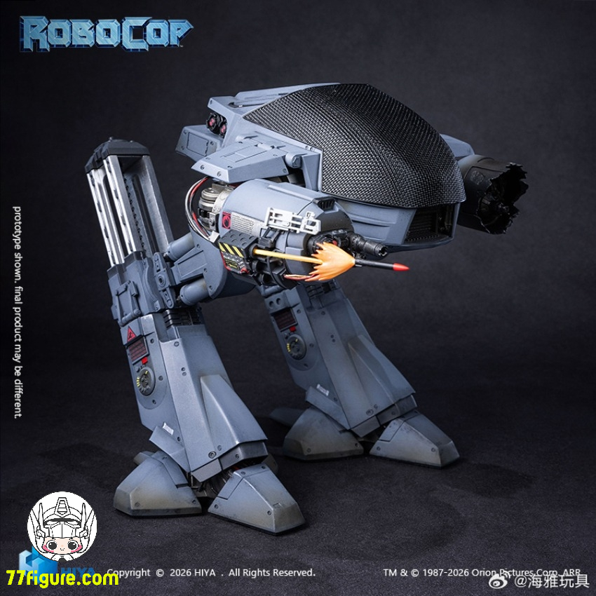 【予約商品】Hiya Toys 1/12 ED-209 Exquisite Super ロボコップ 塗装済み可動フィギュア