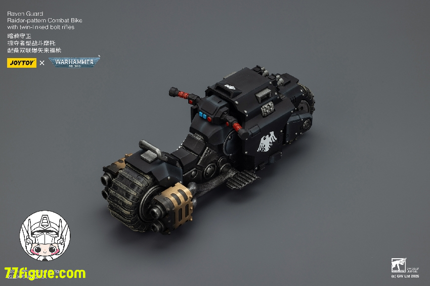 【予約商品】ジョイトイ JoyToy Source 1/18 『ウォーハンマー40K』レイヴンガード レイダーパターン コンバットバイク ツインリンクド・ボルトライフル付き