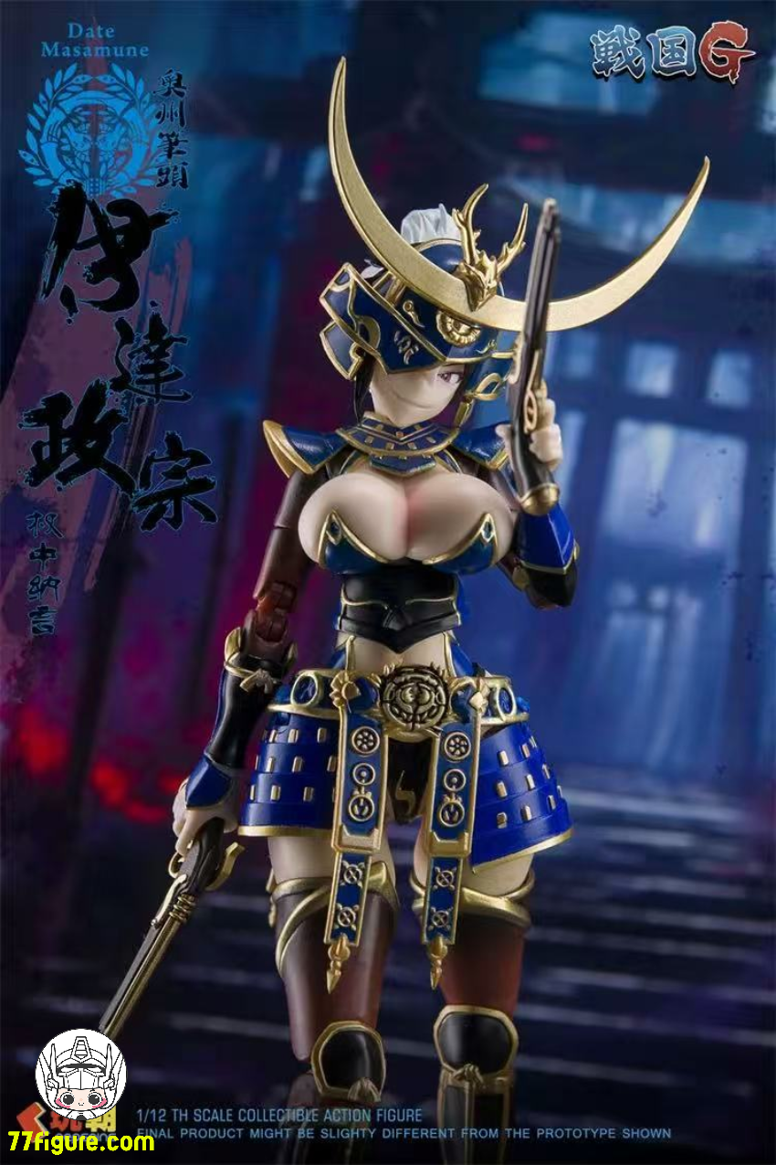 【予約商品】KEEPGOING 1/12 戦国Gシリーズ 伊達政宗 塗装済み可動フィギュア