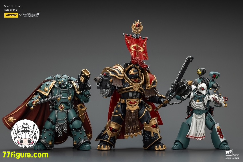 【予約商品】ジョイトイ JoyToy Source 1/18 『ウォーハンマー ホルスの異端』ホルスの息子軍団 三体セット 塗装済み可動フィギュア