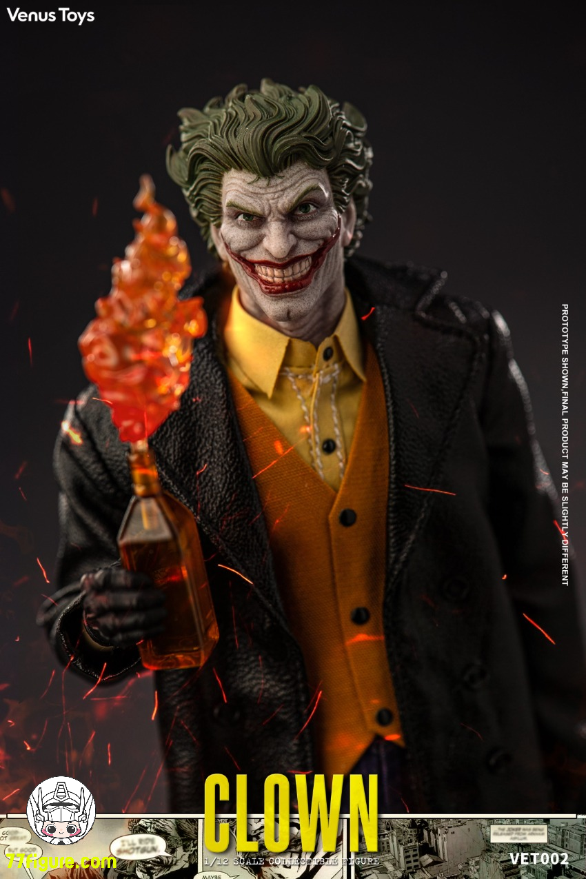 Venus Toys 1/12『ザ・クラウン』塗装済み可動フィギュア