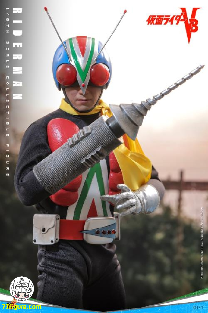 【予約商品】Hot Toys 1/6 TMS185 仮面ライダーV3 ライダーマン 塗装済み可動フィギュア