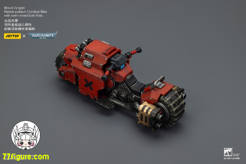 【予約商品】ジョイトイ JoyToy Source 1/18 『ウォーハンマー40K』ブラッドエンジェルス レイダーパターン コンバットバイク ツインリンクド・ボルトライフル付き