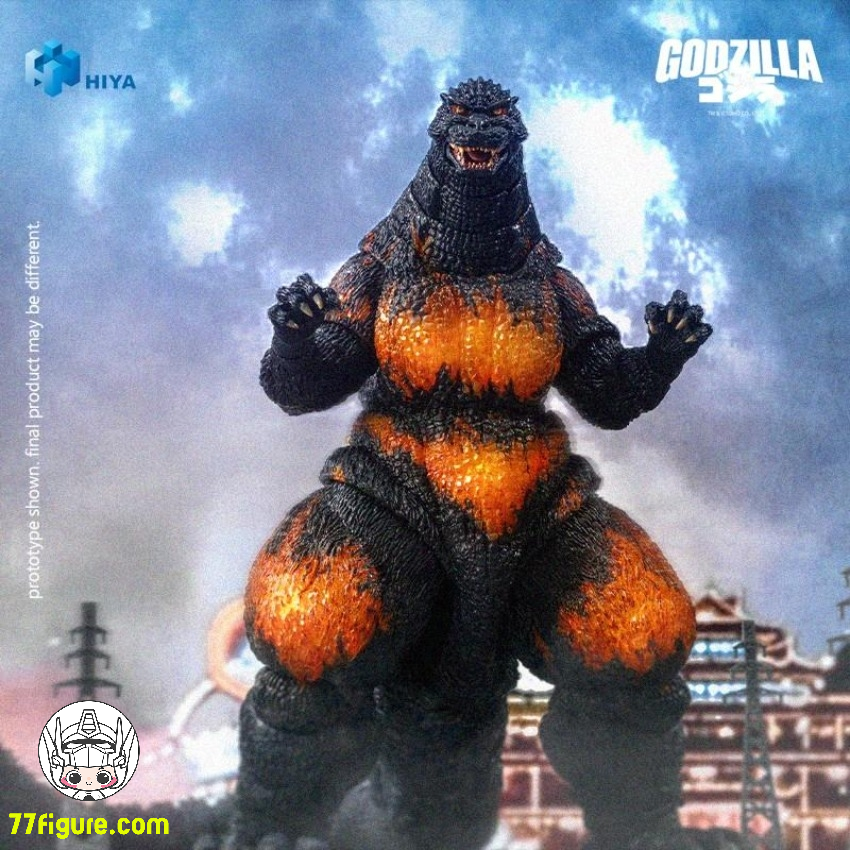 【予約商品】Hiya Toys EBG0316 Exquisite Basic シリーズ 『ゴジラ VS デストロイア（1995）』クリムゾン ゴジラ 塗装済み可動フィギュア