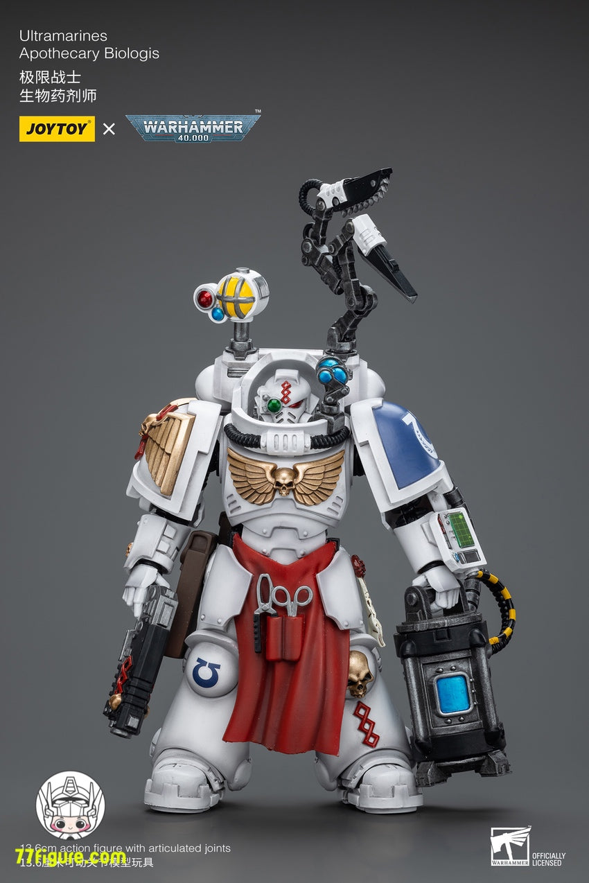 【品切れ】ジョイトイ JoyToy Source 1/18 『ウォーハンマー40K』 ウイトラマリンズ アポセカリー バイオロジス 塗装済み可動フィギュア