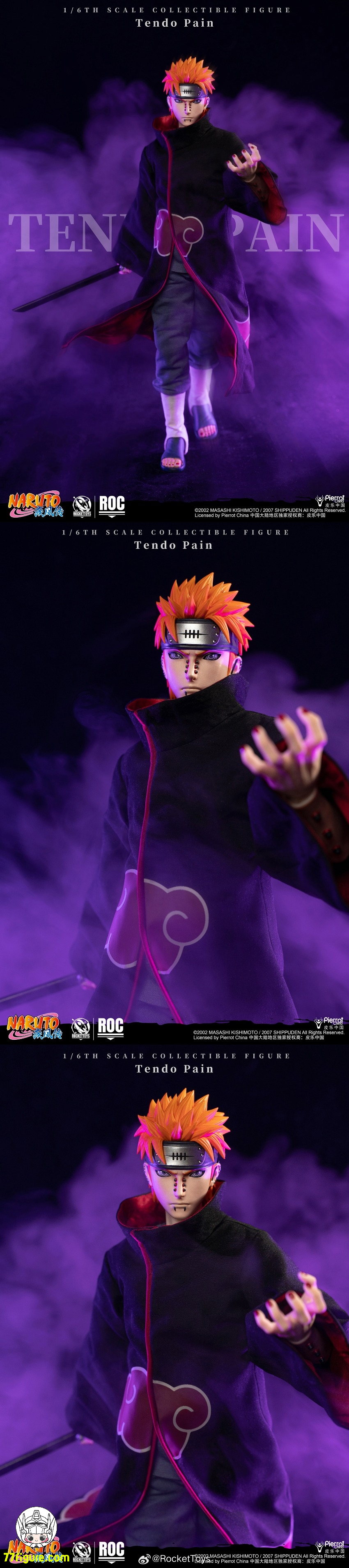 Rocket Toys 1/6 公式公認 『NARUTO -ナルト-』ペイン 天道 塗装済み