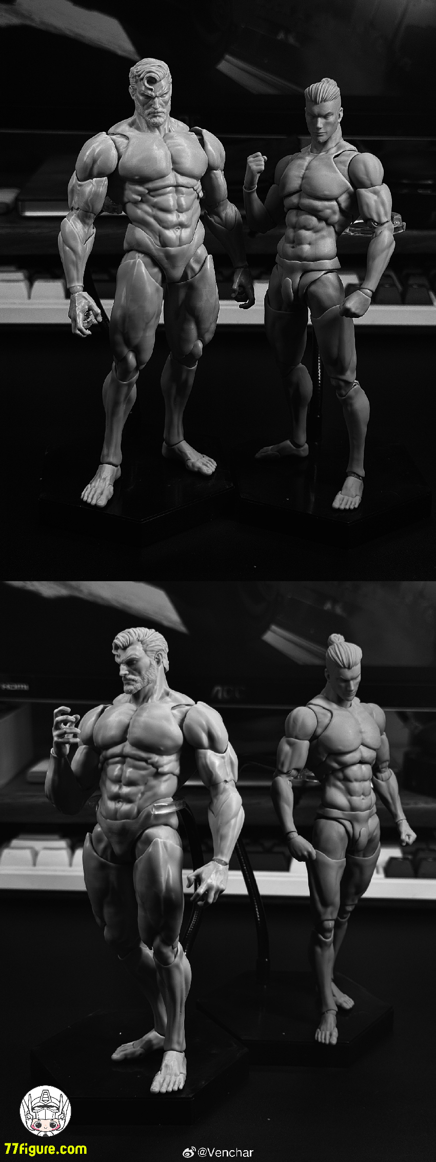 Morfig 1/12 男性ボディ素体Beta型:戦士 ホワイトスキンVer. 塗装済み Morfig 1/12 男性ボディ素体Beta型:戦士 ホワイトスキンVer. 塗装済み