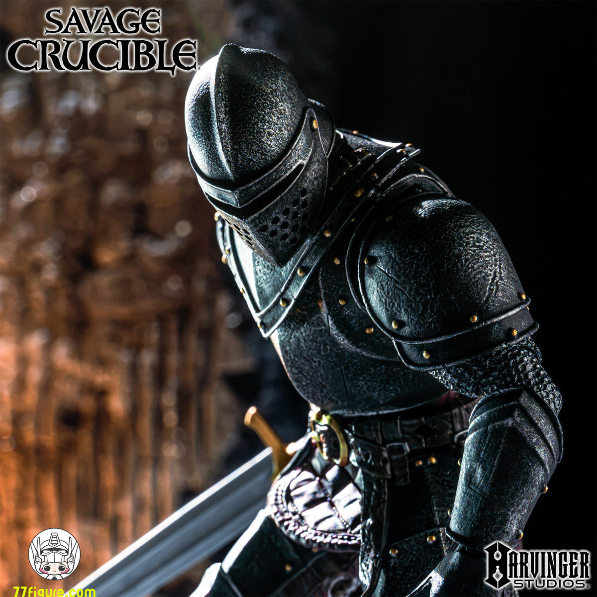 【予約商品】Harvinger Studios 1/12 サベージ・クルーシブル ベアリングの騎士 塗装済み可動フィギュア