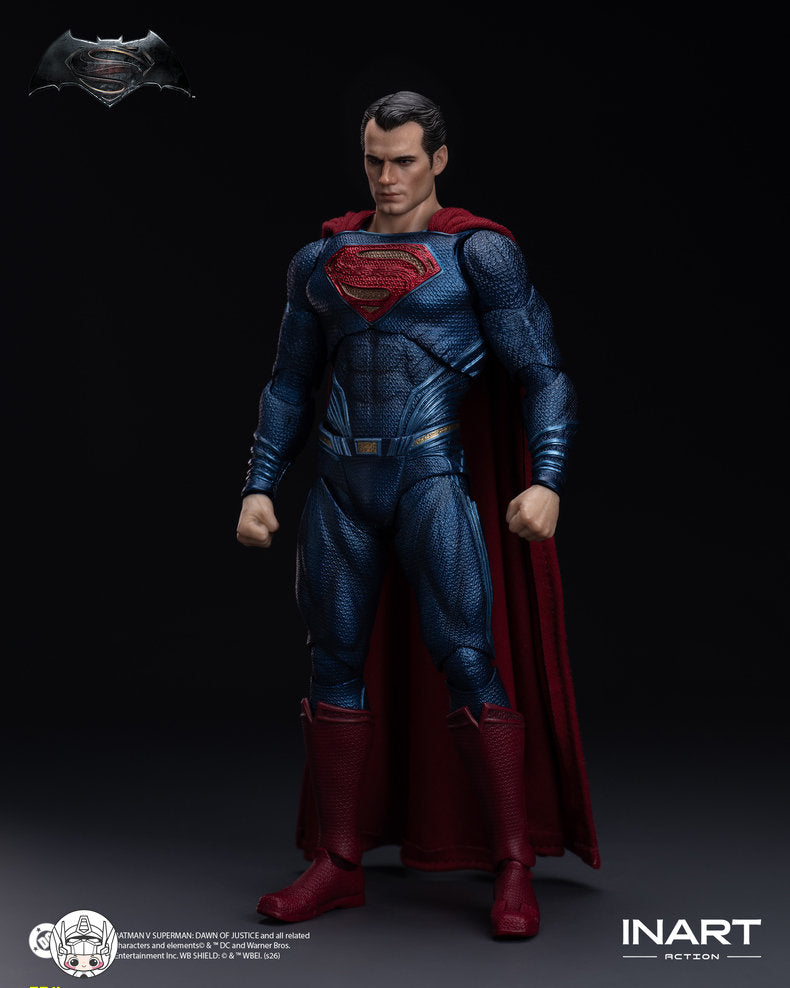 【予約商品】INART 1/12 HG M0005『バットマン vs スーパーマン：ジャスティスの誕生』スーパーマン 塗装済み可動フィギュア