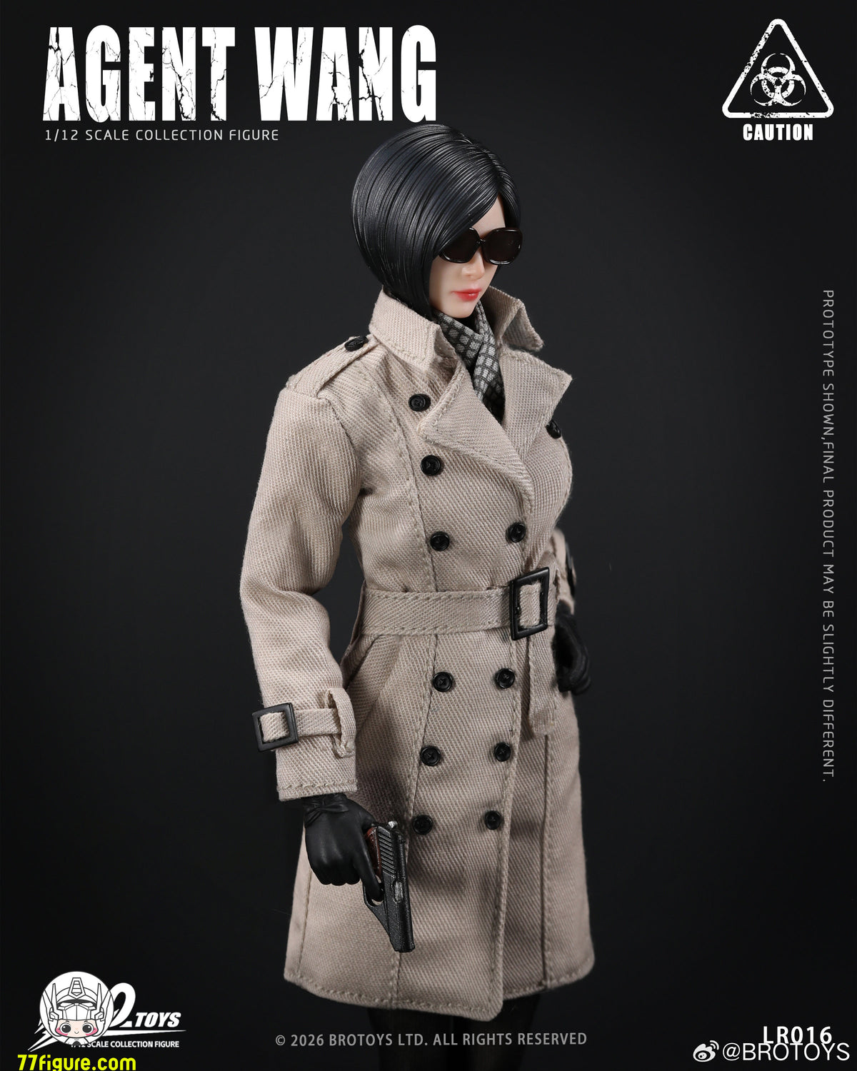 【予約商品】BroToys 1/12 エージェント・ワン 塗装済み可動フィギュア
