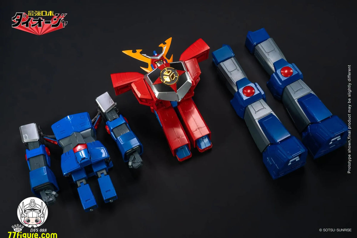 【予約商品】King Arts Diecast Figure Series 最強ロボ ダイオージャ 塗装済み可動フィギュア