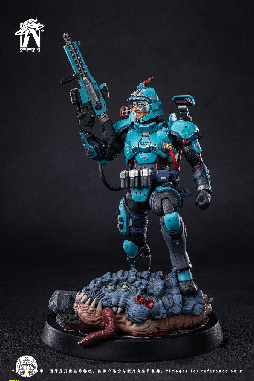 【予約商品】Powerspotoy Xpedion 1/12 モトディアン＆プラットフォーム 豪華版 塗装済み可動フィギュア