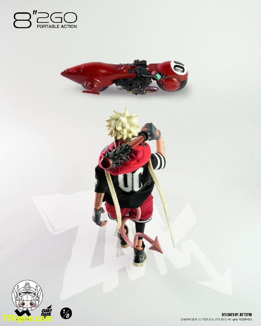 【予約商品】JT Studio 1/8 2GO ガキレース ザイキ 豪華版 塗装済み可動フィギュア