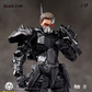 【予約商品】Skull Toyz x Snake 1/12 ブラックアイアン サイバー・チーム 塗装済み可動フィギュア