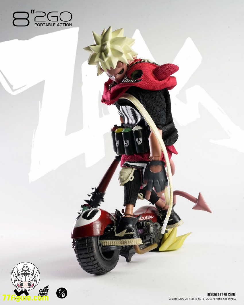 【予約商品】JT Studio 1/8 2GO ガキレース ザイキ 豪華版 塗装済み可動フィギュア