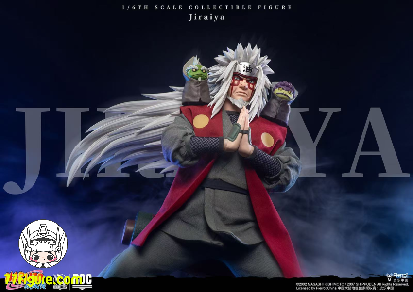 【予約商品】Rocket Toys 1/6 『NARUTO -ナルト-（疾風伝）』自来也 豪華版 塗装済み可動フィギュア