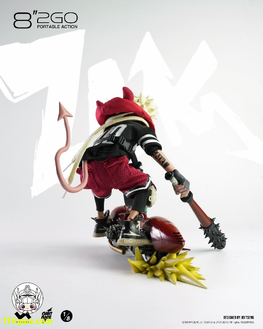 【予約商品】JT Studio 1/8 2GO ガキレース ザイキ 豪華版 塗装済み可動フィギュア