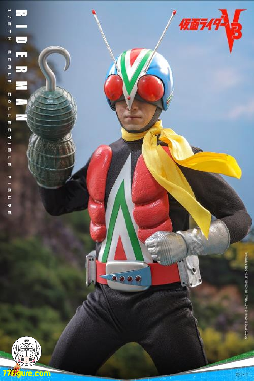 【予約商品】Hot Toys 1/6 TMS185 仮面ライダーV3 ライダーマン 塗装済み可動フィギュア
