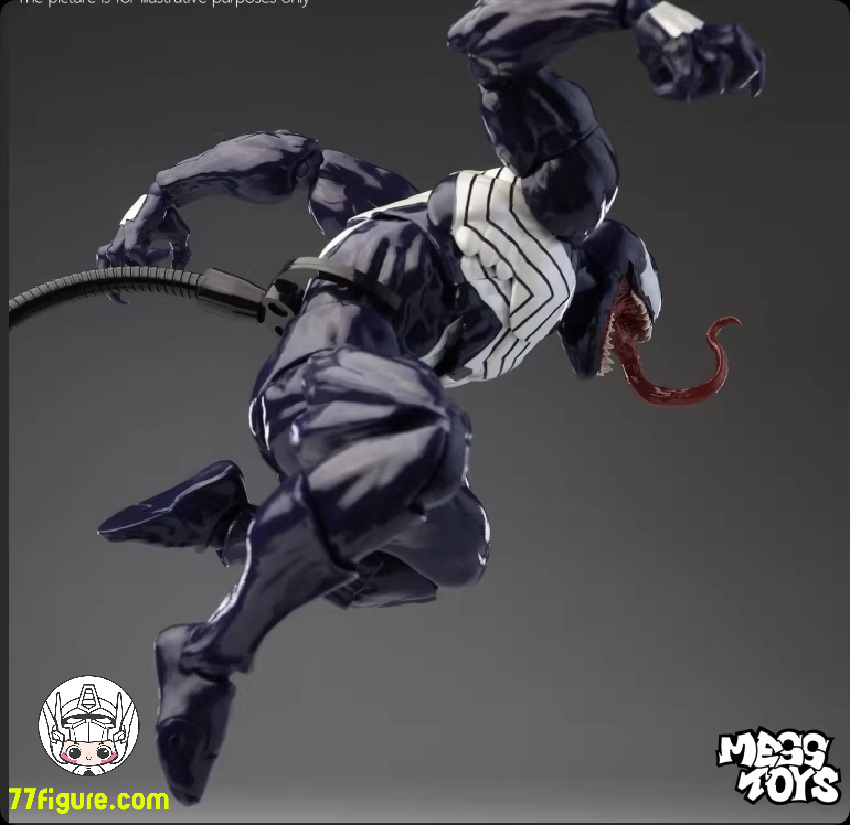 【予約商品】Mess Toys 1/12 ヴェノム リーサル・ネイバー ヴェノムスーツ 塗装済み可動フィギュア