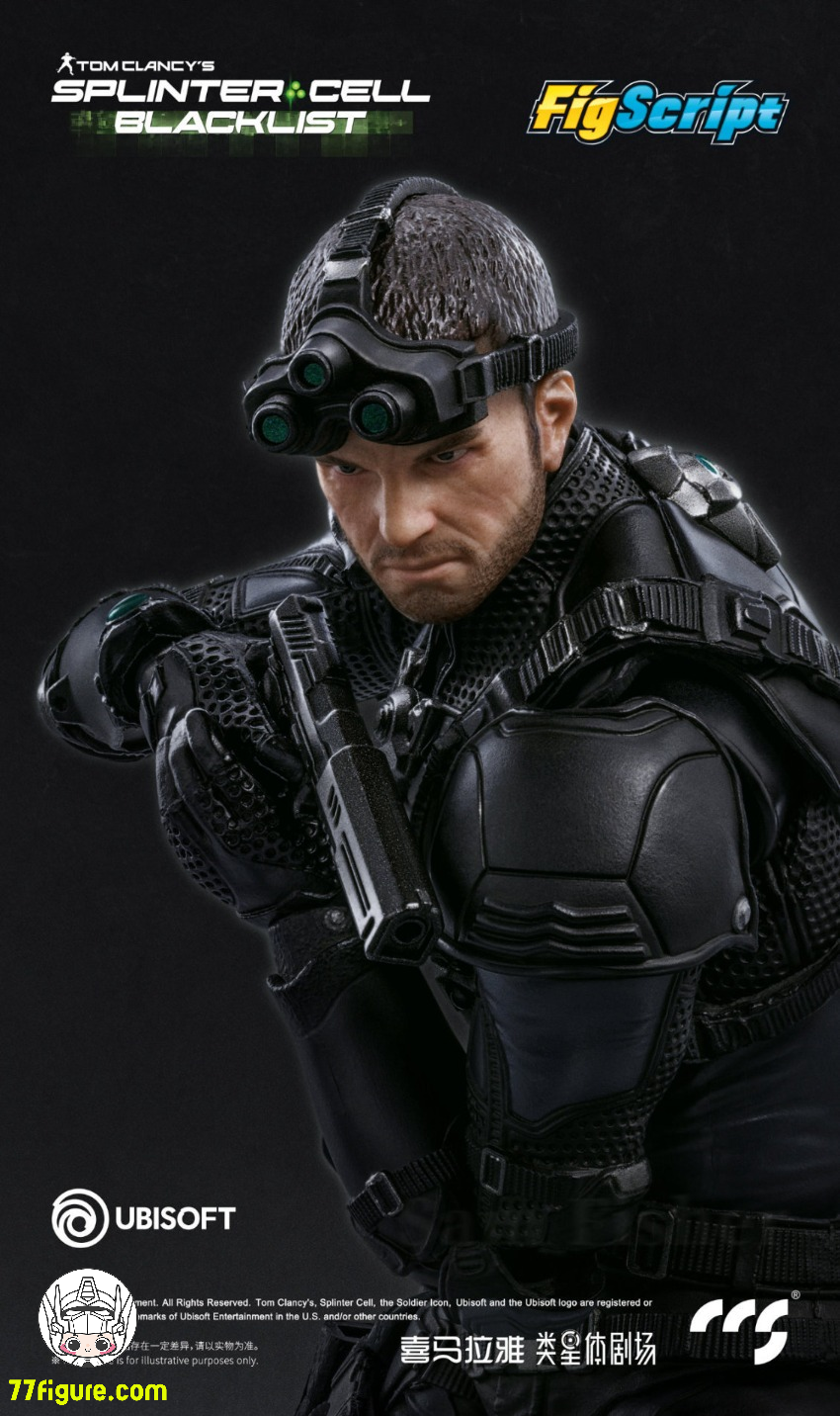 【予約商品】CCS Toys 1/12 フィグスクリプト サム・フィッシャー 塗装済み可動フィギュア