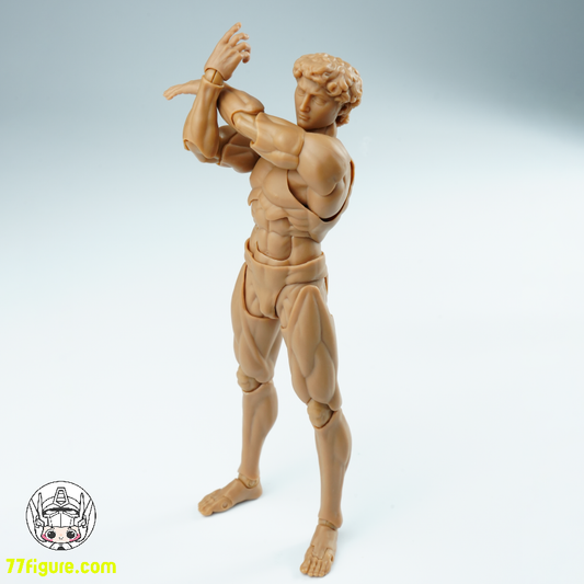 Chiye Studio 1/12 David 可動男性素体 ブラウンVer. 塗装済み可動フィギュア