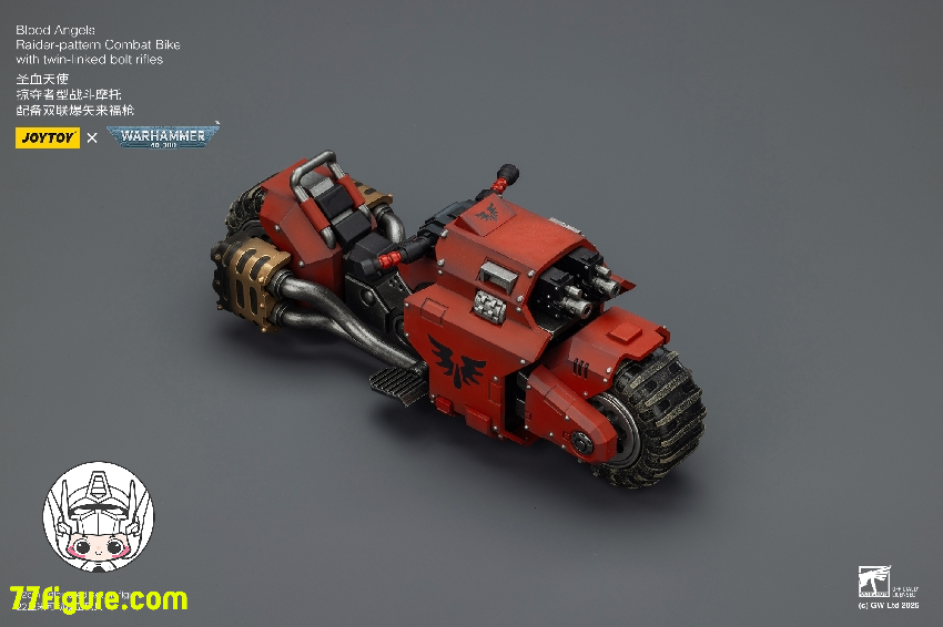 【予約商品】ジョイトイ JoyToy Source 1/18 『ウォーハンマー40K』ブラッドエンジェルス レイダーパターン コンバットバイク ツインリンクド・ボルトライフル付き