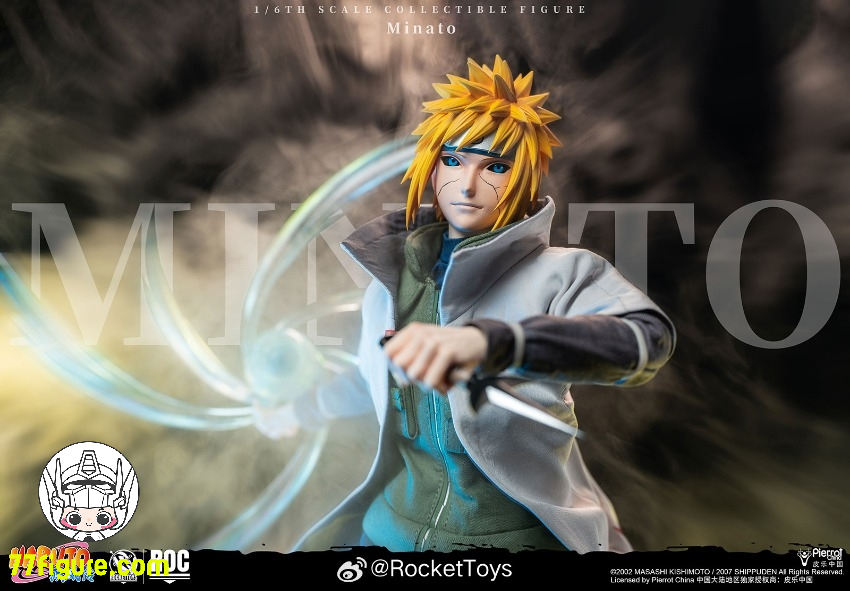 【予約受付終了】Rocket Toys 1/6 公式公認 『NARUTO -ナルト-』波風ミナト 四代目火影Ver. 塗装済み可動フィギュア