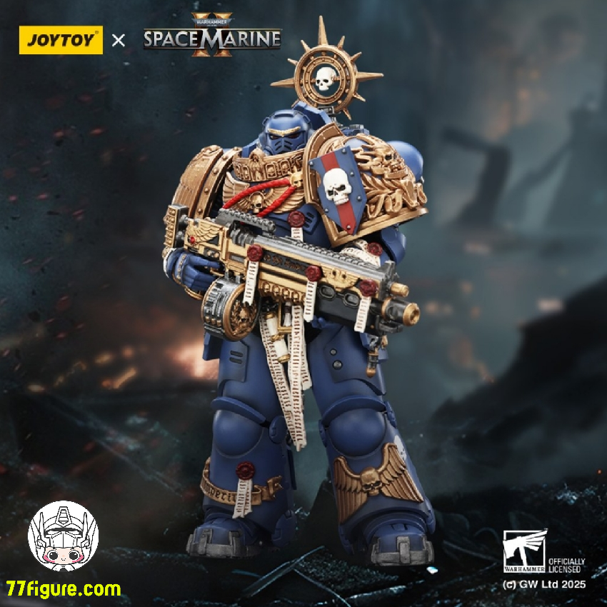 【予約商品】ジョイトイ JoyToy 1/18『ウォーハンマー40K』ウルトラマリーンズ ヘビー レリック プリムス アーマー ヘビー レリック ボルト ライフル付き 塗装済み可動フィギュア