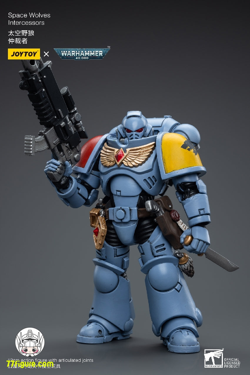 【品切れ】ジョイトイ JoyToy Source 1/18 『ウォーハンマー40K』スペースウルフズ インターセッサーズ 塗装済み可動フィギュア