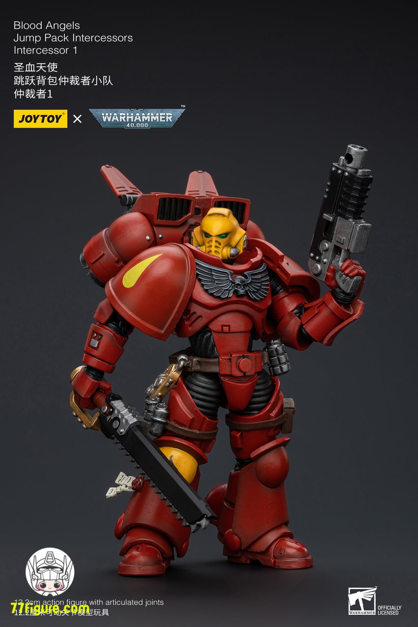 【品切れ】ジョイトイ JoyToy Source 1/18 『ウォーハンマー40K』 ブラッド エンジェルズ ジャンプパック仲裁者 仲裁者1 塗装済み可動フィギュア