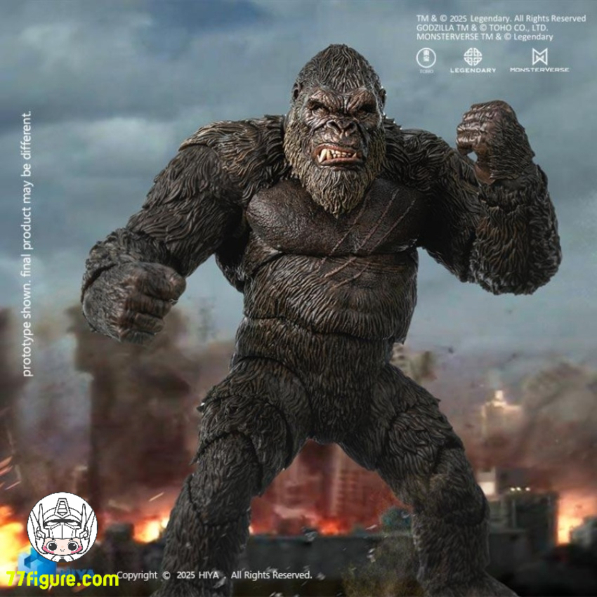 【予約商品】Hiya Toys EBG0241 Exquisite Basic シリーズ ゴジラ VS. コング コング2.0 塗装済み可動フィギュア