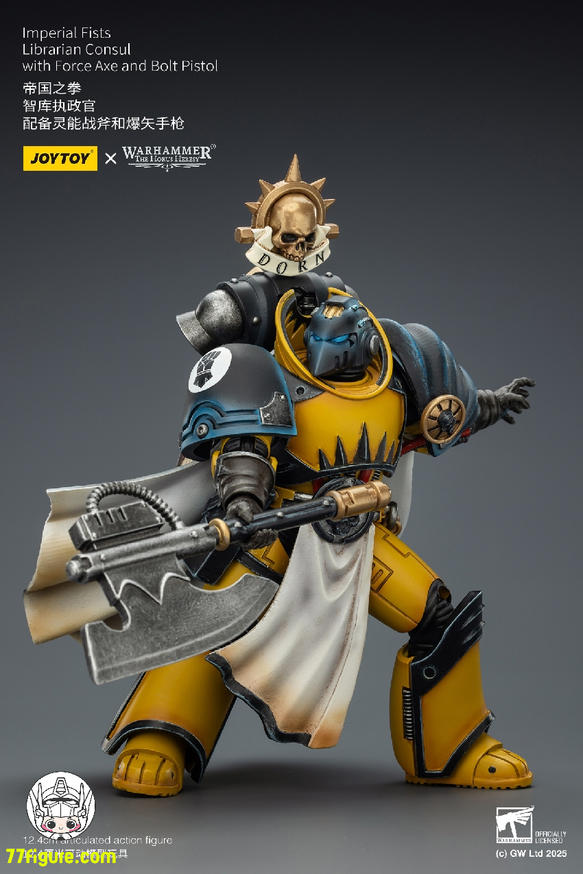 【予約商品】ジョイトイ JoyToy Source 1/18 『ウォーハンマー ホルスの異端』インペリアル フィスツ ライブラリアン・コンスル フォースアックス＆ボルトピストル付き 塗装済み可動フィギュア