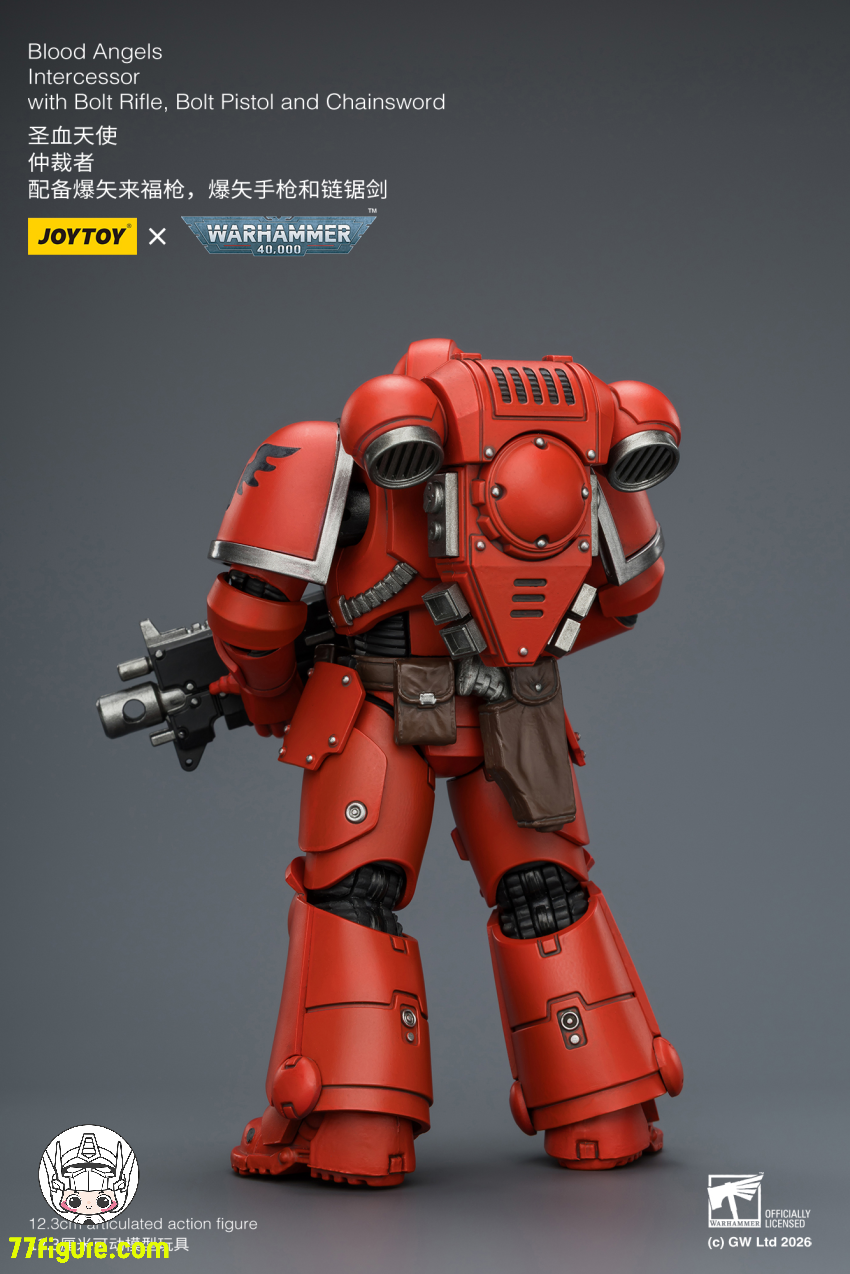 【予約商品】ジョイトイ JoyToy Source 1/18 『ウォーハンマー40K』ブラッド エンジェル インターセッサー ボルトライフル ボルトピストル チェーンソード付き 塗装済み可動フィギュア