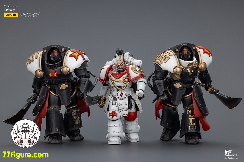 【予約商品】ジョイトイ JoyToy Source 1/18 『ウォーハンマー ホルスの異端』ホワイト スカーズ 三体セット 塗装済み可動フィギュア