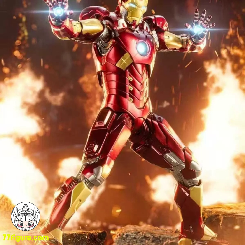中動玩具 1/10『アイアンマン3』アイアンマン MK11 塗装済み可動フィギュア