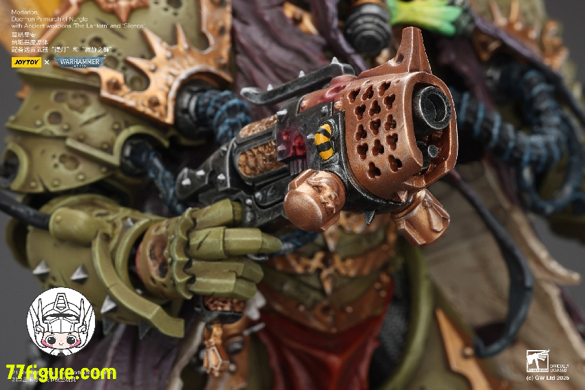 【予約商品】ジョイトイ JoyToy Source 1/18 『ウォーハンマー40K』モータリオン ナーグルのデーモン・プライマーク 古代の武器「ランタン」と「サイレンス」付き 塗装済み可動フィギュア