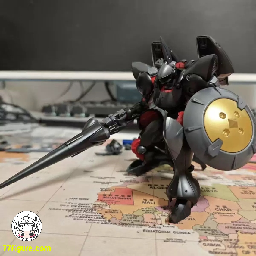 【予約商品】酋長大陸 1/144 超動騎兵 アクタイン 黒いVer. プラモデル