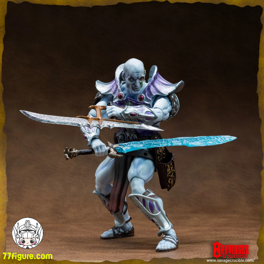 Harvinger Studios 1/12 サヴェッジ・クルーシブル 不死のナラカ 塗装済み可動フィギュア
