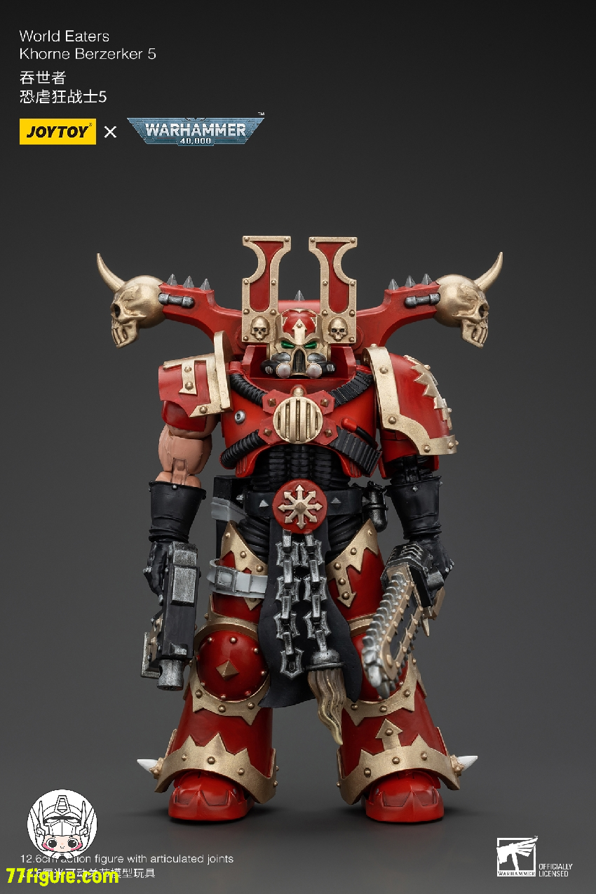 【先行販売】ジョイトイ JoyToy Source 1/18 『ウォーハンマー40K』ワールドイーターズ コーン・バーザーカー 7体セット 塗装済み可動フィギュア