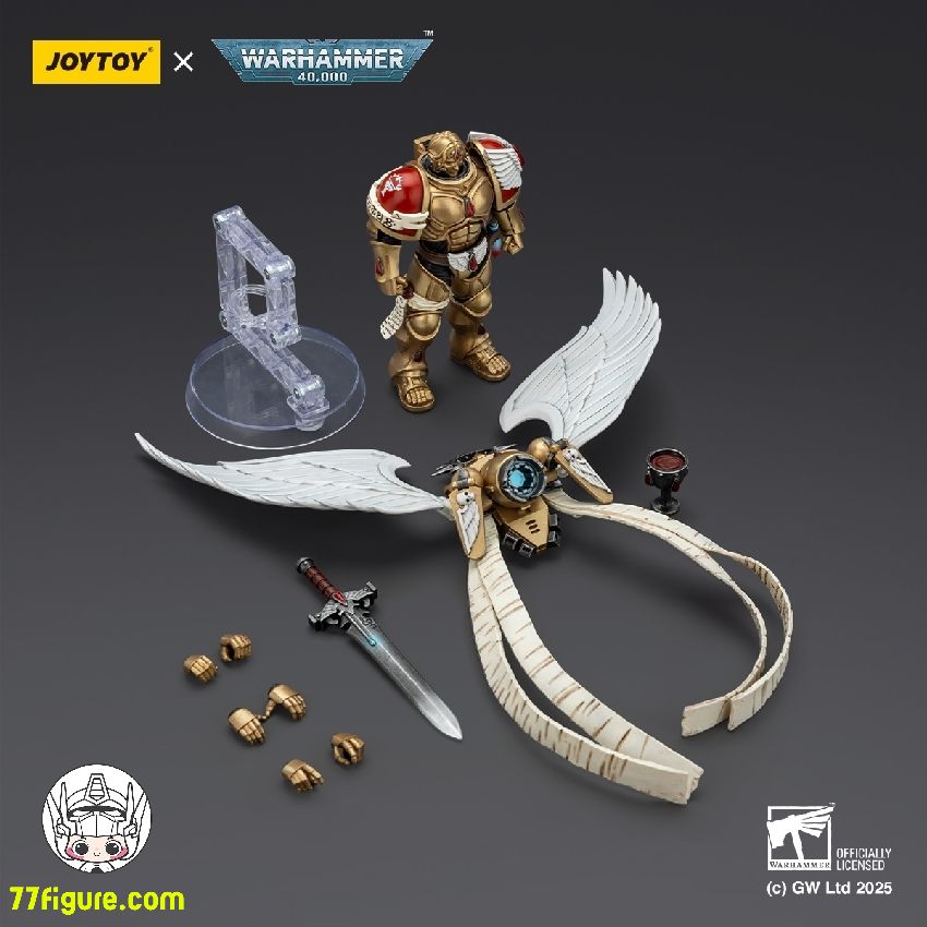 【予約商品】ジョイトイ JoyToy Source 1/18 『ウォーハンマー40K』ブラッド エンジェル サンギノール エンカーミン ブロードソード付き 塗装済み可動フィギュア