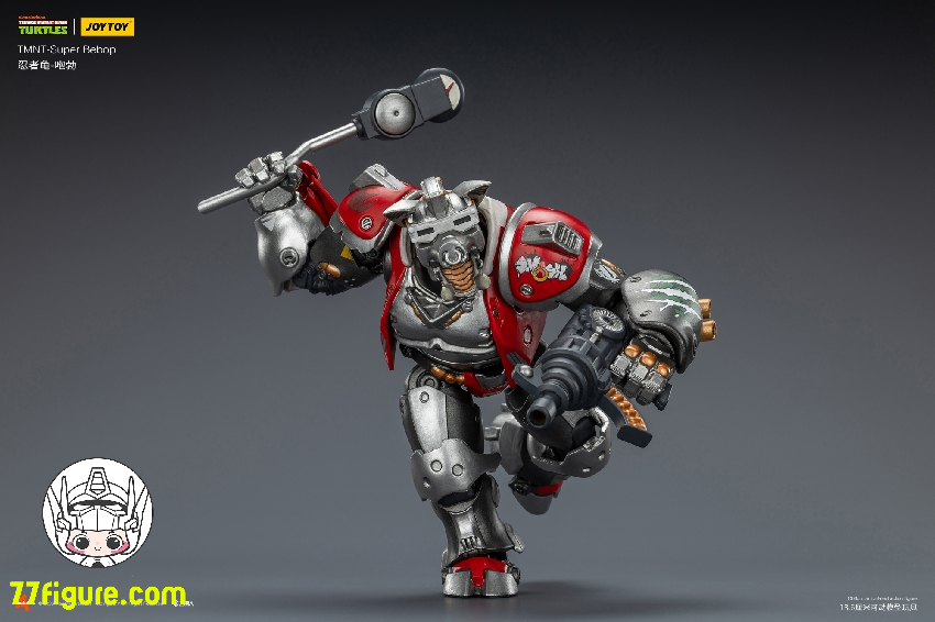 【予約受付終了】ジョイトイ JoyToy 1/18 ティーンエイジ  ミュータント ニンジャ タートルズ 『TMNT 』スーパー ビバップ 塗装済み可動フィギュア