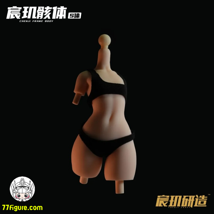 【予約商品】宸玑研造 1/12 ユニバーサル 女性素体 ブラックビキニ Ver.
