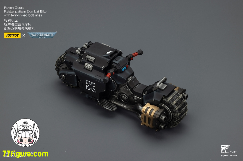 【予約商品】ジョイトイ JoyToy Source 1/18 『ウォーハンマー40K』レイヴンガード レイダーパターン コンバットバイク ツインリンクド・ボルトライフル付き