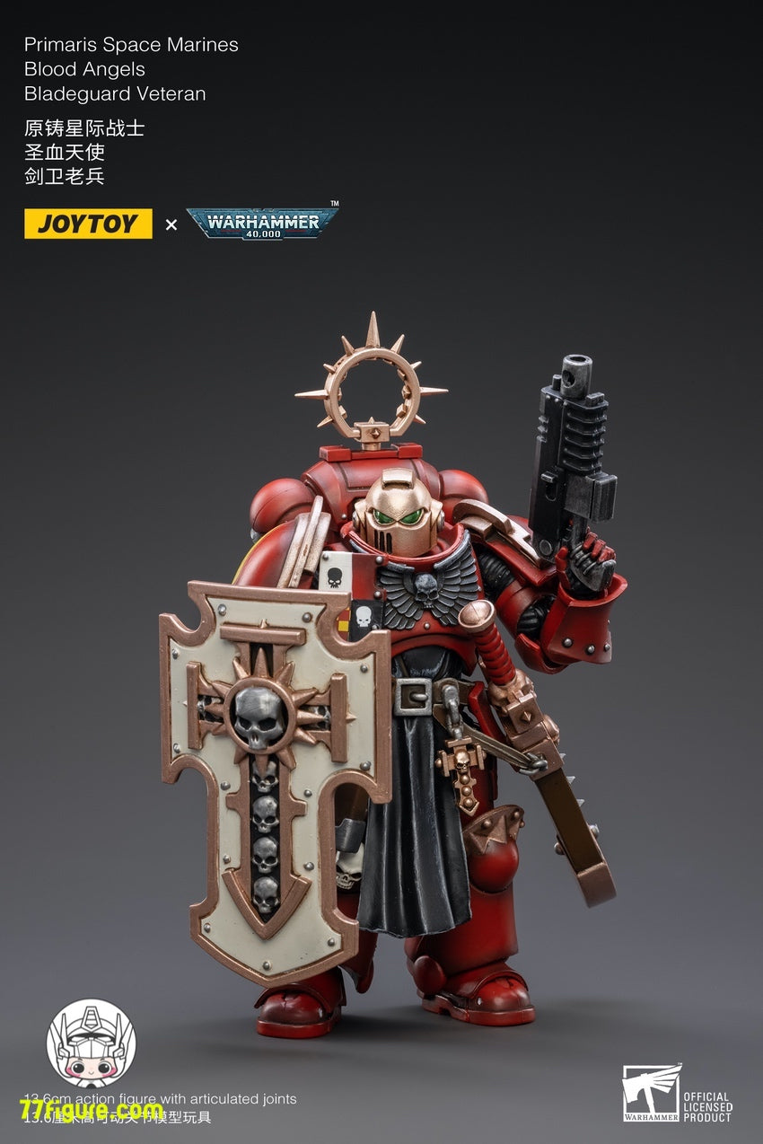 【品切れ】ジョイトイ JoyToy Source 1/18 『ウォーハンマー40K』ブラッド エンジェルズ ブレードガード ベテラン 塗装済み可動フィギュア